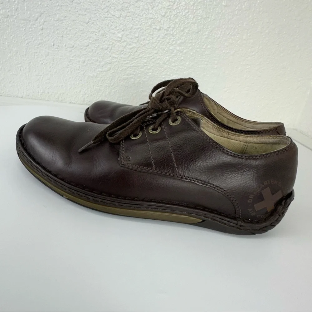 Dr Martens Felix Casual Lace Up Shoe Mens 10 Brown Leather Oxford AW004 academia